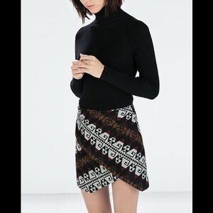 Zara aztec tribal miniskirt S